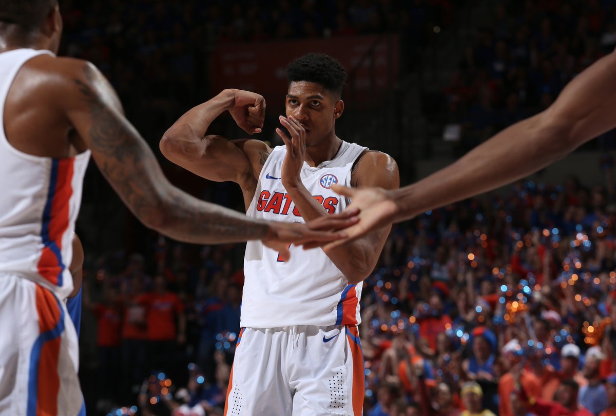 SECNetwork's tweet photo. Win. Flex. Repeat. 💪💪💪

@GatorsMBK has won 4 straight games by 20+ points.

106-71 @ LSU
84-52 @ Oklahoma
93-54 vs Mizzou
88-66 vs Kentucky https://t.co/NwbFFzjqEI