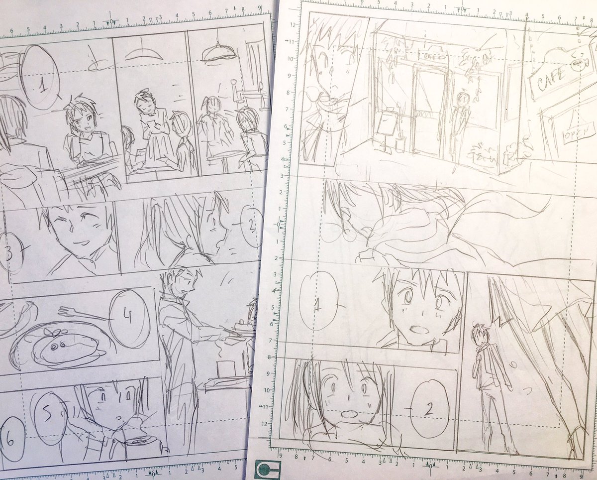 More storyboards... but this time it's a side project w/ @AxelTerizaki ~ a #KimiNoNaWa doujinshi ✨✨ 