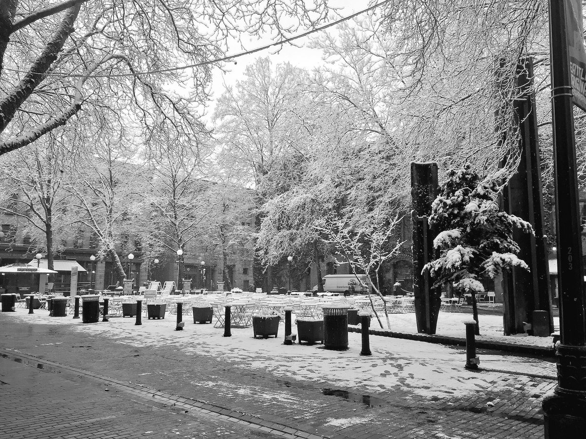 FlyBuyApp's tweet photo. There's snow place like Seattle ❄️ We hope all our #FlyBuy Flyers stay safe on the roads today! https://t.co/BbaI1wnCqZ