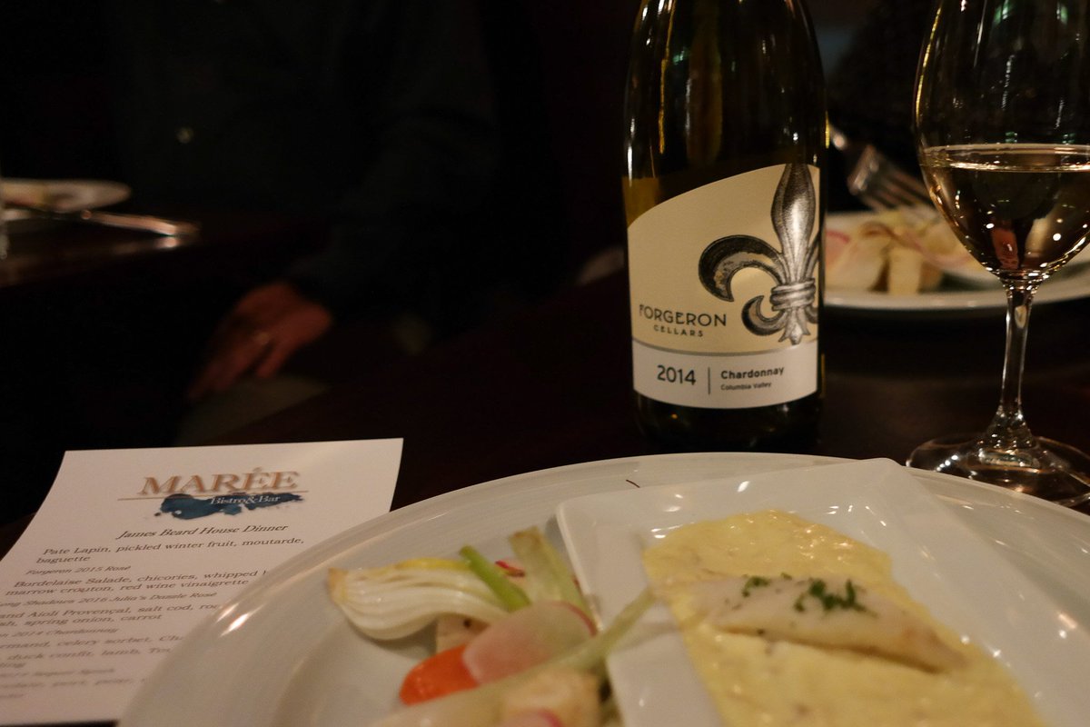 Forgeron Cellars (@forgeroncellars) on Twitter photo Here's a sneak peek of the main course for next months dinner with <a href="/BistroMaree/">Marée Bistro + Bar</a> <a href="/beardfoundation/">James Beard Foundation</a> Chardonnay and Salt Cod, mmm, mmm good. Here's a sneak peek of the main course for next months dinner with <a href="/BistroMaree/">Marée Bistro + Bar</a> <a href="/beardfoundation/">James Beard Foundation</a> Chardonnay and Salt Cod, mmm, mmm good.