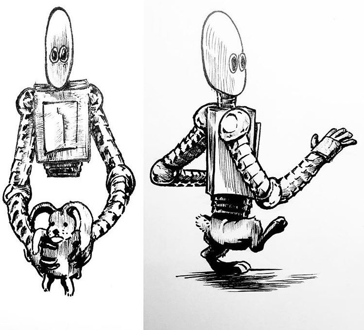 jonstrode's tweet photo. Need a lift? Ride a bunny. #metalman #needlegs #illustration #drawing #comic #ComicArtistsUnite #jonstrode #comicstrip @DrawingPenciI https://t.co/VxF6FxkmvC