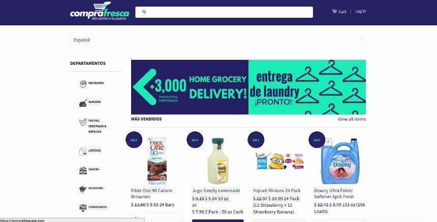 nxtpr's tweet photo. No te gusta ir al supermercado? La solucion es #comprafresca! Entrega a domicilio de productos de supermercado. https://t.co/LedvU5Egjn π https://t.co/Vl3CjYiZNO