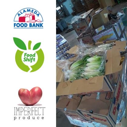 1,500 lbs of produce recovered with <a href="/Imperfectfruit/">Imperfect Foods</a> &amp; #AFB - LIKE if you agree that this food belongs in hungry bellies not in a landfill