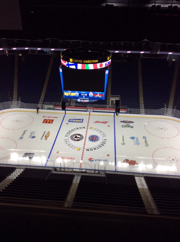 Préparation tournoi international de hockey pee-wee de Québec
