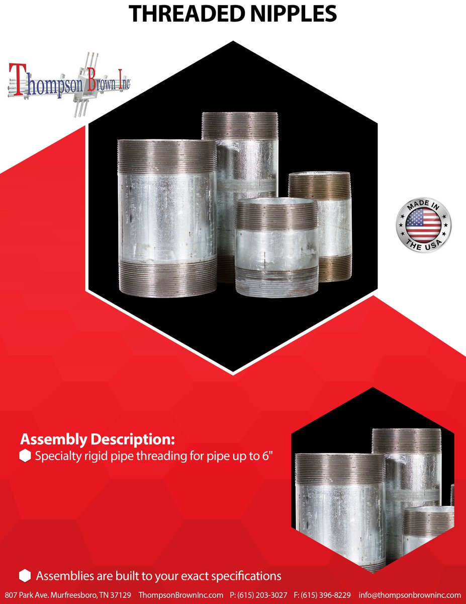TBInc's tweet photo. Specialty rigid pipe threading for pipe up to 6" - Get it now at https://t.co/6WIHPW7pvl

#Electrical #Prefab #ElectricalPrefab https://t.co/w7VhM5Hndi