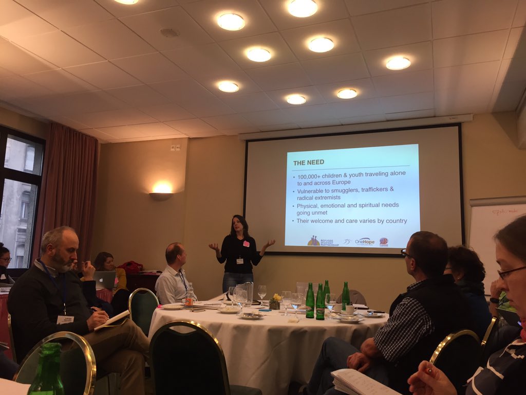 ForRefugees's tweet photo. 100,000 children and youth travelling alone in Europe, facing traffickers and smugglers, their needs unmet.@RefugeeHighway #RHPRoundtable https://t.co/RWMFjr5V6c