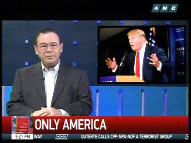 ANCALERTS's tweet photo. NOW: @teddyboylocsin talks about
the United States and why the end is not near for this global superpower. #Teditorial https://t.co/NW70l6vp3u