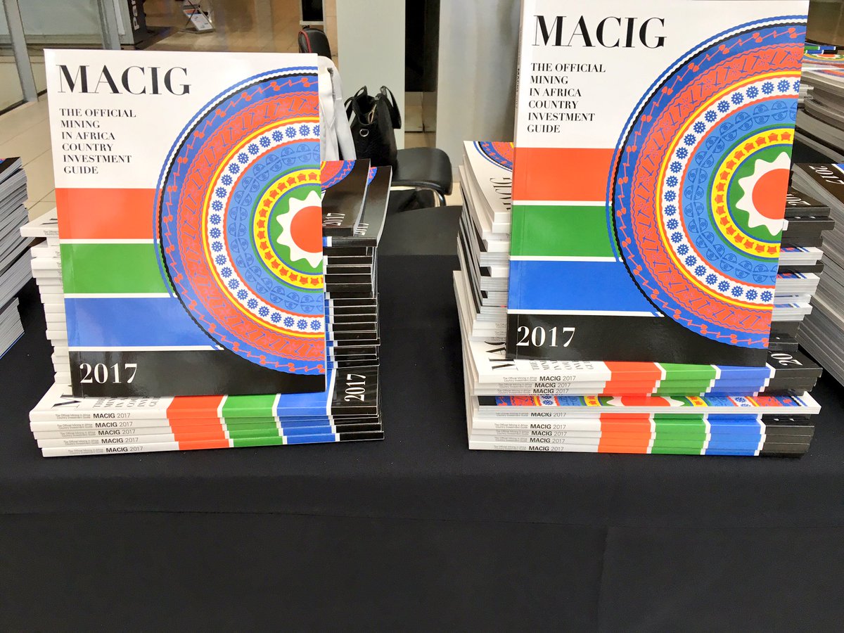 GBReports's tweet photo. Great day 1 of the #MiningIndaba. Still more copies of the Mining in Africa Country Investment Guide #MACIG2017 available at registration. https://t.co/1wXlOfUVA4