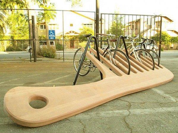 BicyclingArt's tweet photo. Fun comb bike rack https://t.co/9SzIUhHWyN