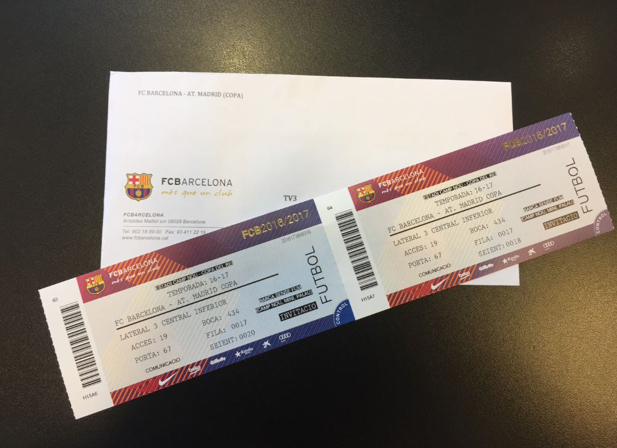 esportclub's tweet photo. 🎁🔵🔴 A un pas de la final! Tenim una entrada doble per al Barça-At. de Madrid de demà, només has de fer RT i FOLLOW! El guanyador 21h Esport3 https://t.co/vDx9zymOH6