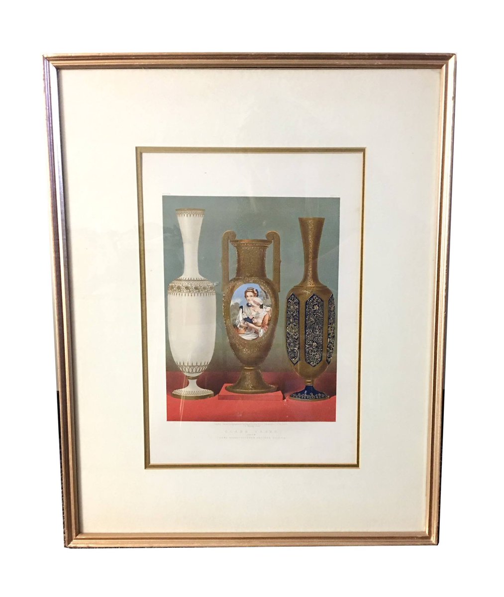 AccentsonMain's tweet photo. "Glass Vases" - Framed lithograph from the Four Seasons Hotel, Philadelphia - ($49-$79) #framedprint #lithograph #fourseasons https://t.co/6IRpvanps4