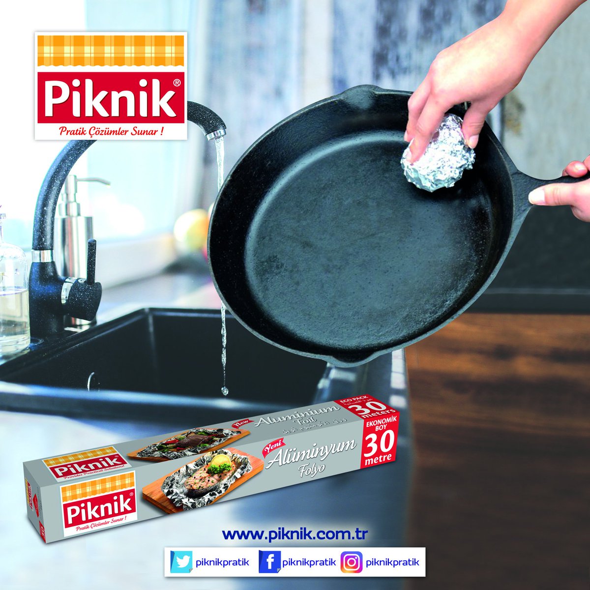 Alüminyum folyo'yu kullanabileceğiniz alanları öğrenmek için linke tıklayabilirsiniz. bit.ly/2kdpcBS