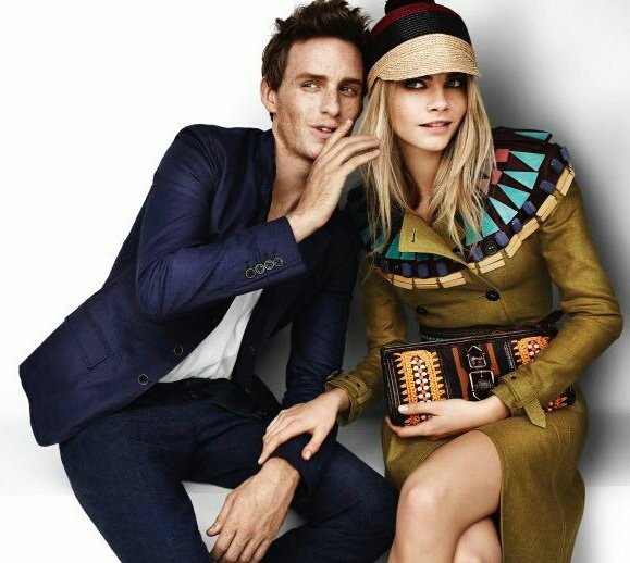 archiveddie's tweet photo. Eddie Redmayne and Cara Delevigne for Burberry, 2012 💕 https://t.co/Wxrcgd30YK