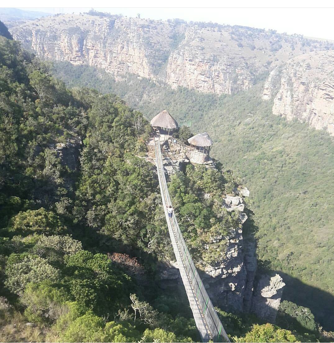 Lermon's tweet photo. Most epic #80Meter #SuspensionBridge #MomSon #Adventure #SkirtGirl #BushLife #shotleft #KZN #oribigorge #KayaNightHike #IamAfropolitan https://t.co/LClbobCNyY