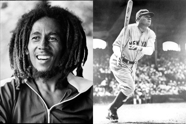 February 6: Happy Birthday Bob Marley and Babe Ruth  
