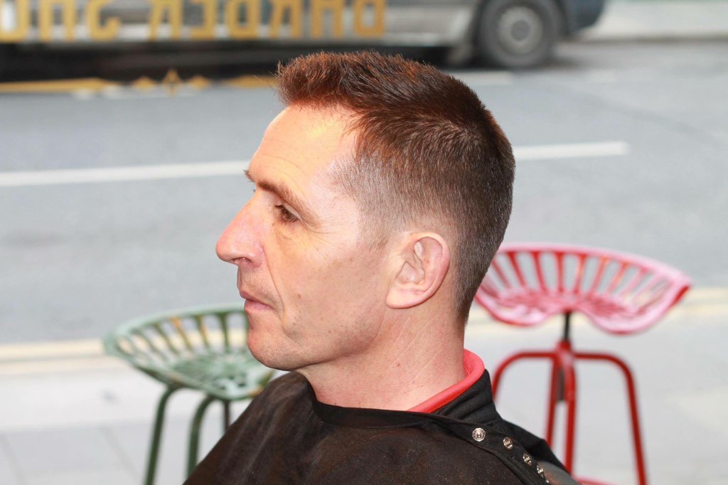 georgeandbrown's tweet image. Stephen&apos;s hair was cut &amp;amp; styled by Rachael. Stephens is the manager of the Crusaders &amp;amp; has Sports Beat shop in town!