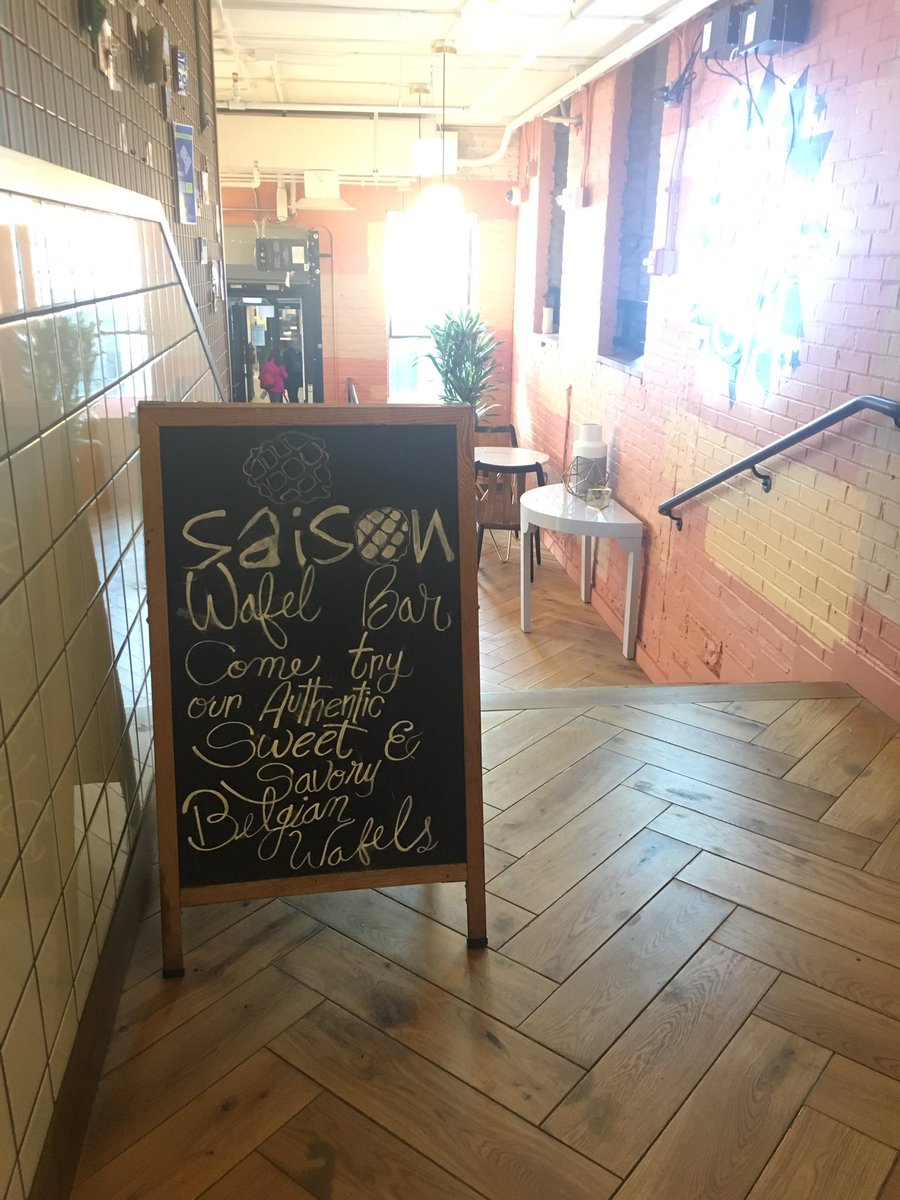 swellfunds's tweet photo. Thank you @saisonwafelbar for starting our Monday off great @WeWorkDC! https://t.co/8DrVBJITWN