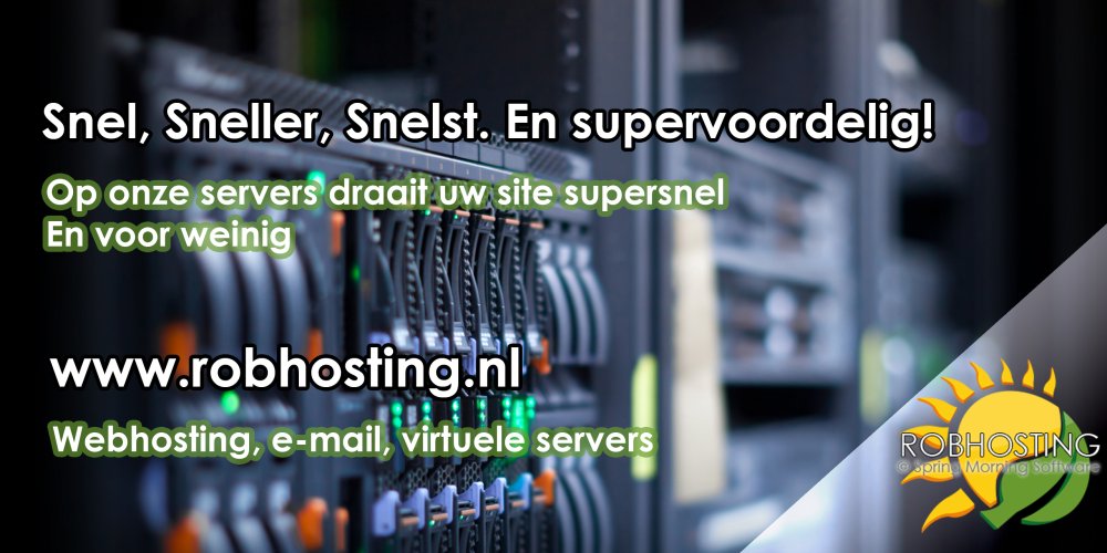 RobHosting's tweet photo. Wij hosten alle websites op onze snelle servers. Dat verschil merk je goed! https://t.co/03f8Lw2ynf https://t.co/M8O9N5V5Ms