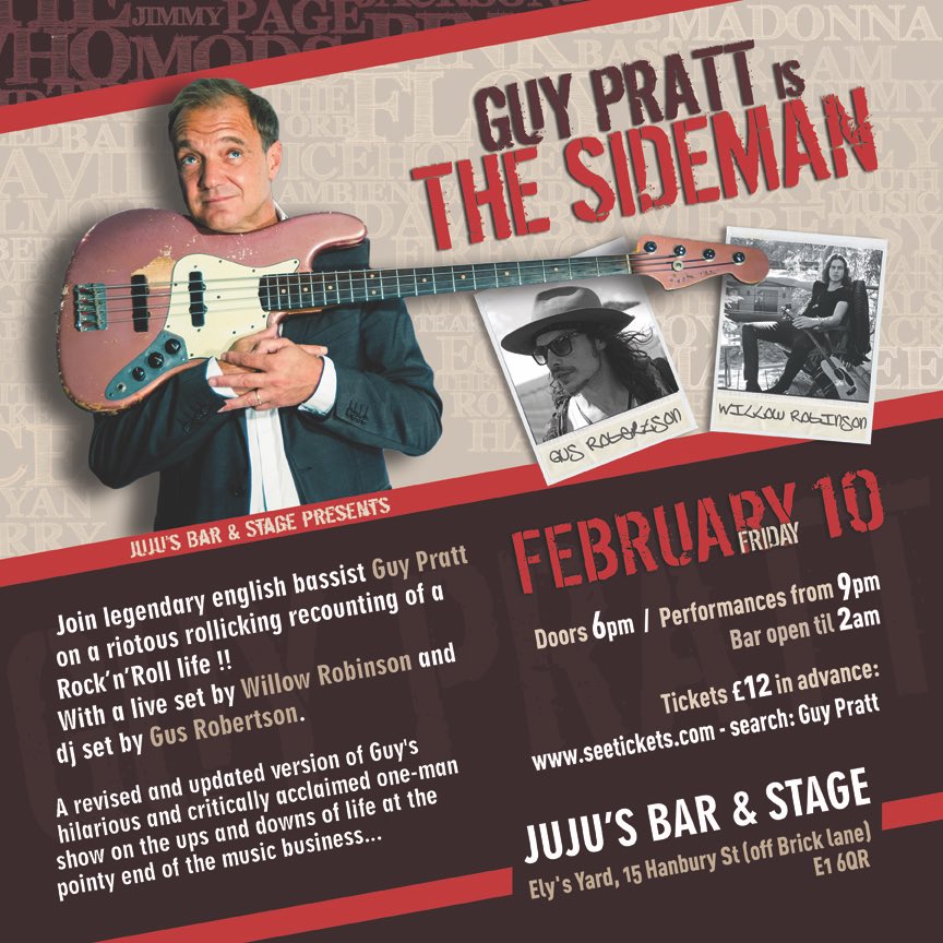 willowrobinson's tweet photo. Hey everyone! I'm playing an exciting gig this Friday in London supporting the amazing @guypratt .. Tickets here 👉🏻https://t.co/gedboQVyNc https://t.co/8fF2Nt8tyA