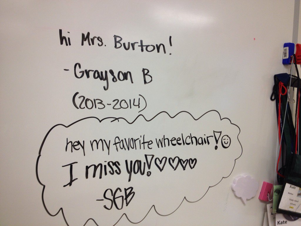 k8burton's tweet photo. Best part of @SpotlightOnArt? The #TrinityLoves notes that get left by alumni! #lovemyschool https://t.co/lucYwkcpag