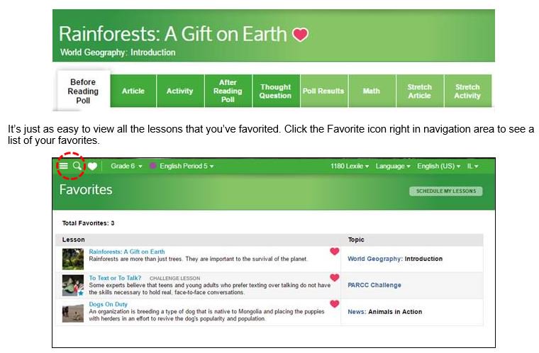Achieve3000Amy's tweet photo. Sweet February Update: Favorites!
When you find an @Achieve3000 lesson you love, click the heart icon to easily find it again later. https://t.co/aYV8QLpbS7