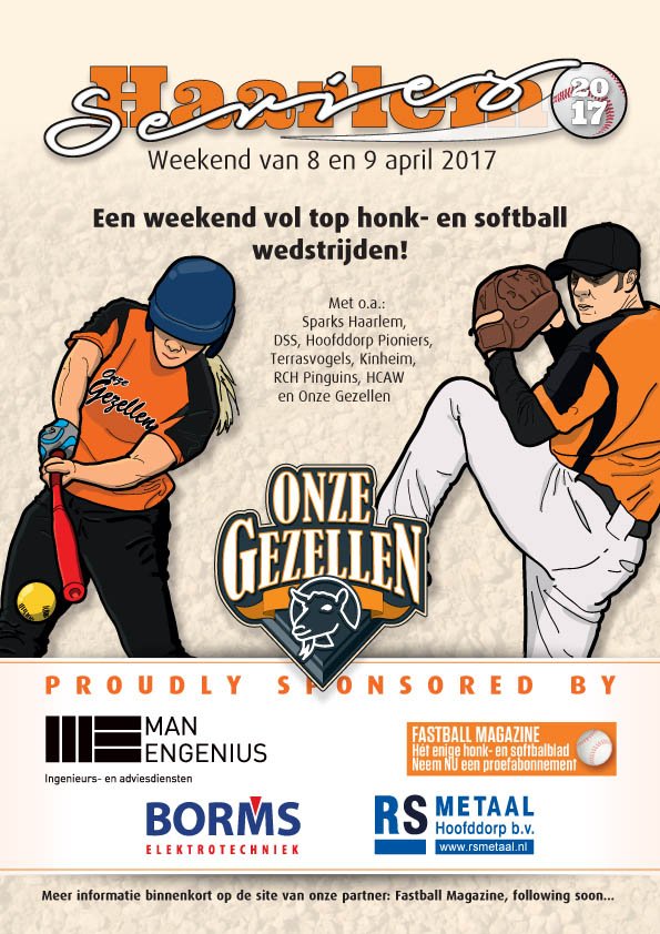 Is het al lente? Nog maar twee maanden tot de Haarlem Series!