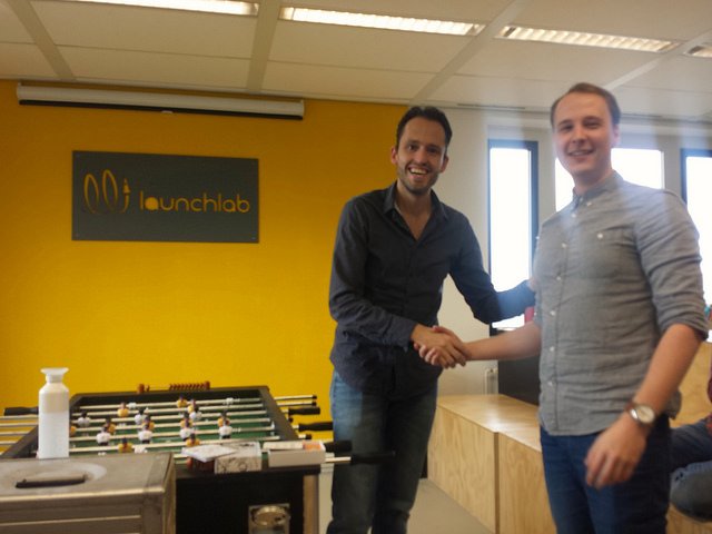 LaunchlabNL's tweet image. Trotse en terechte winnaar van de Startup Game - het spel om je startup op 6 onderdelen te testen