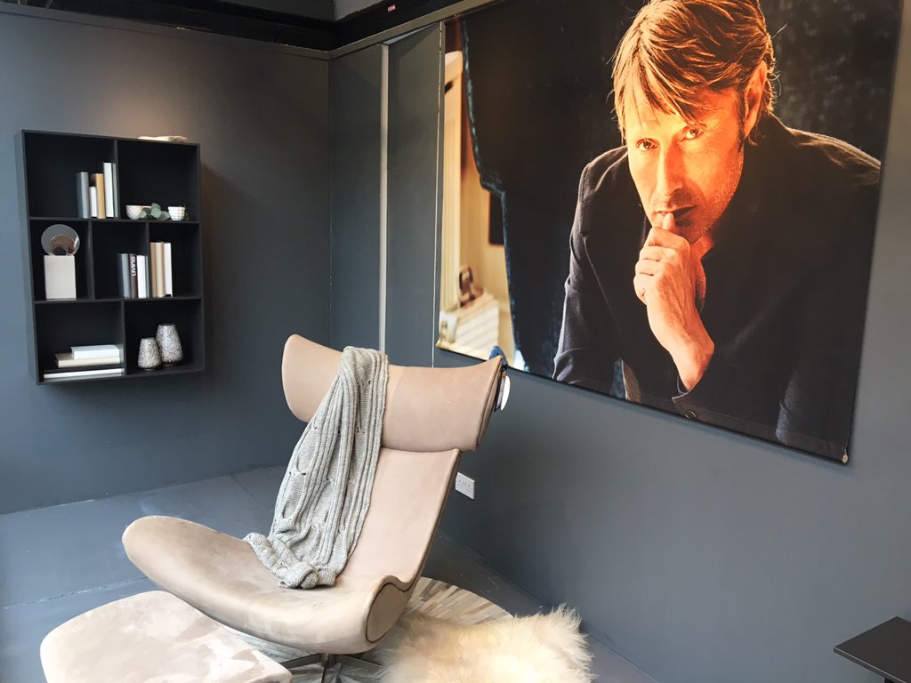 BoConceptEdin's tweet image. Our Glasgow store has a new window display.Spectacular. The chair isn't too bad either.  #MadsMikkelsen
