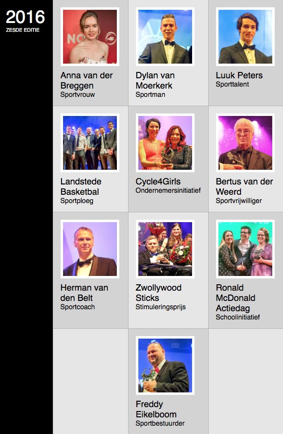 De Hall of Fame van het SportGala Zwolle is aangevuld met de winnaars van de zesde editie! sportgalazwolle.nl/hall-of-fame #SportGalaZwolle #Zwolle