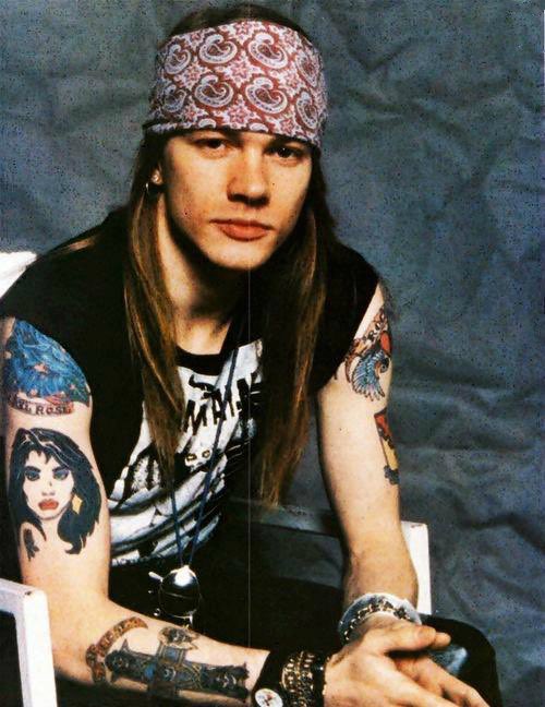 Happy 55th birthday to Axl Rose! 