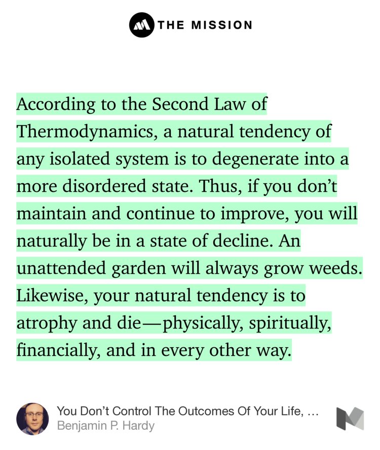 4eleanor_'s tweet photo. “You Don’t Control The Outcomes Of Your Life, Principles Do.” — @BenjaminPHardy https://t.co/oSLWzhyIx6 https://t.co/7l4oqTU1fk