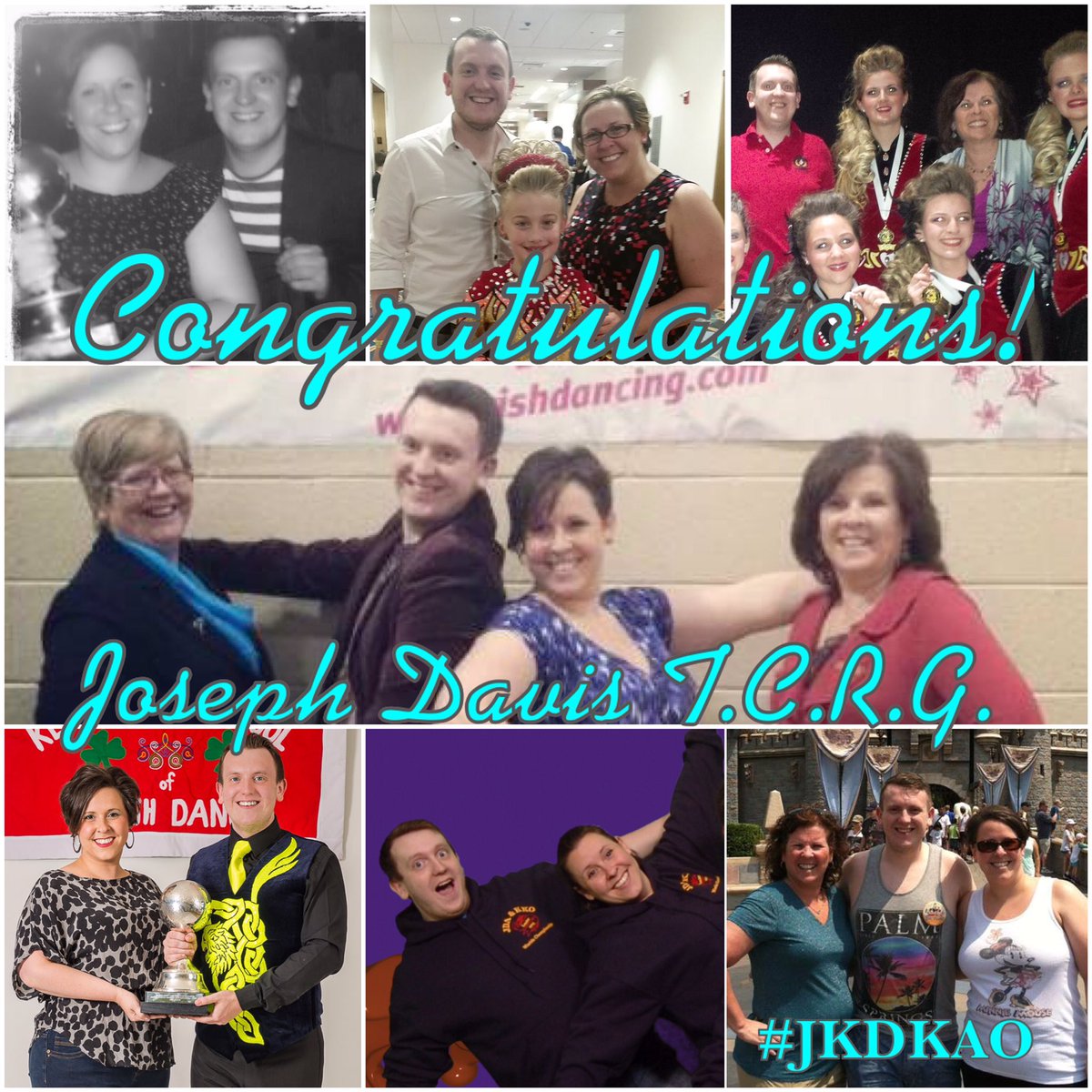 KellyOsterIDS's tweet photo. Congratulations Joe Davis TCRG! Great to have another teacher as part of the JDA/KKO SchoolS! #JKDKAO #AllTheWsyJDA #WayToGoKKO #IRISHDANCE https://t.co/83ohQyOWaU