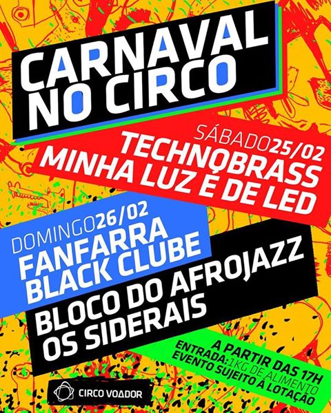 EmbarqueCarioca's tweet photo. @circo_voador vai bombar no carnaval! https://t.co/pmpI86djXr https://t.co/cgUwT0vntC