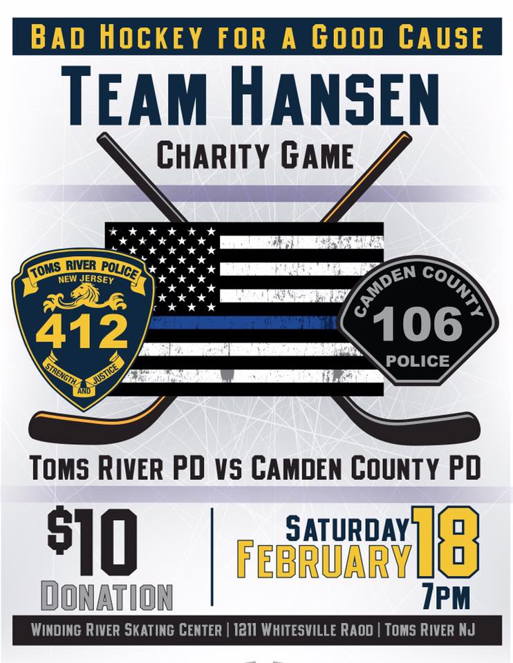 Please support the Team Hansen Charity Hockey Game on 2/18 @ 7pm, Winding River Skating Center. For more info visit: njblackhawks.com/news.php?news_…