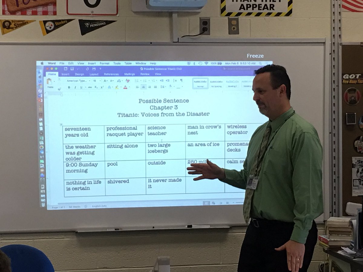 laura_breeding's tweet photo. Mr. Kotyk's Ss writing Possible Sentences before reading @KyleneBeers @BobProbst @DanielKotyk73  @CCPS1 #RdngNF https://t.co/FKuQS129p5