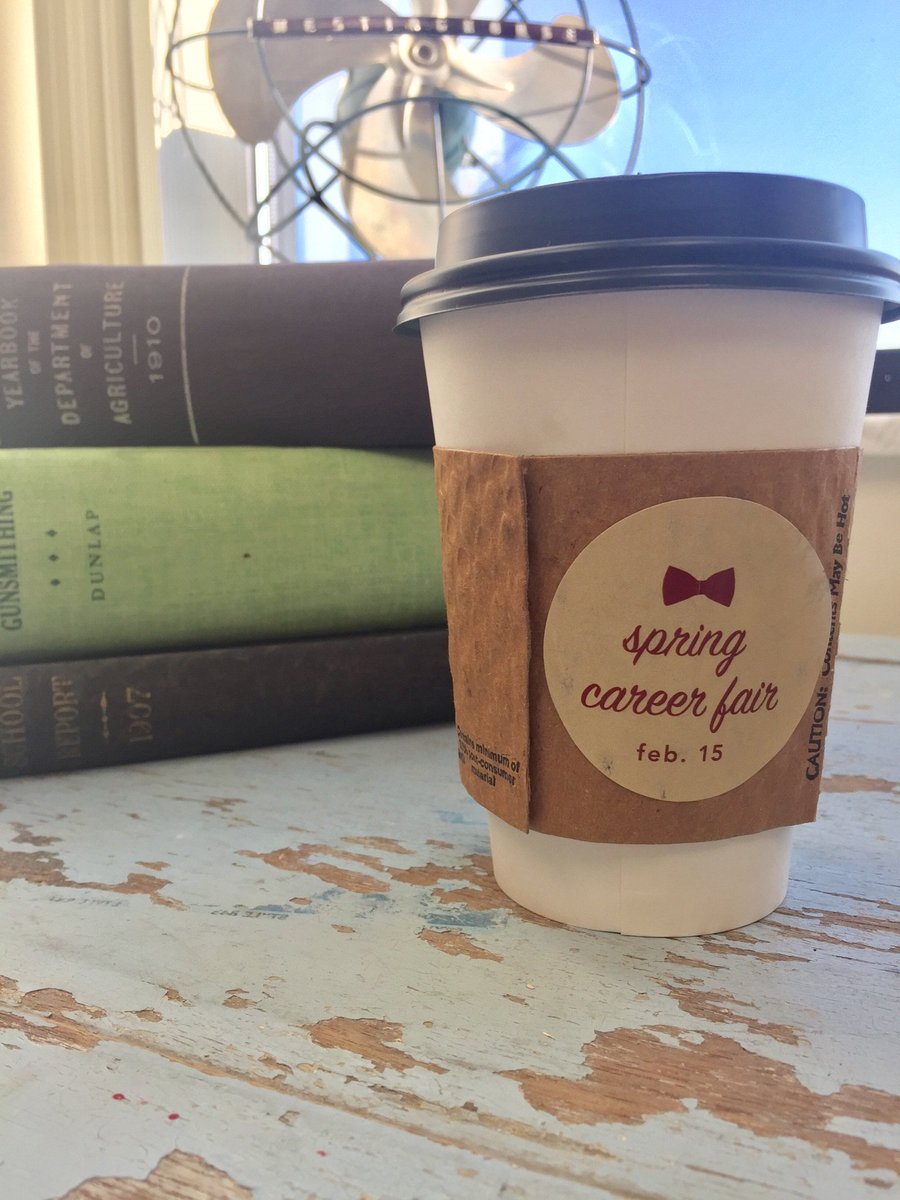 CU_Career's tweet photo. Get any @RinnovaCoffee drink on us!  Post a picture feat. our sticker, hashtag #fallinlovewithyourfuture, + tell us your dream career! 😍☕️ https://t.co/8QkQUXQUTU