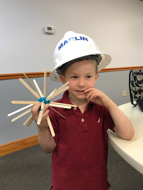 marlineering's tweet photo. #MARLIN celebrates #TakeYourChildToWorkDay! #Youngengineers and #Planners created roadways and bridges out of popsicle sticks https://t.co/ZOqujAIENz