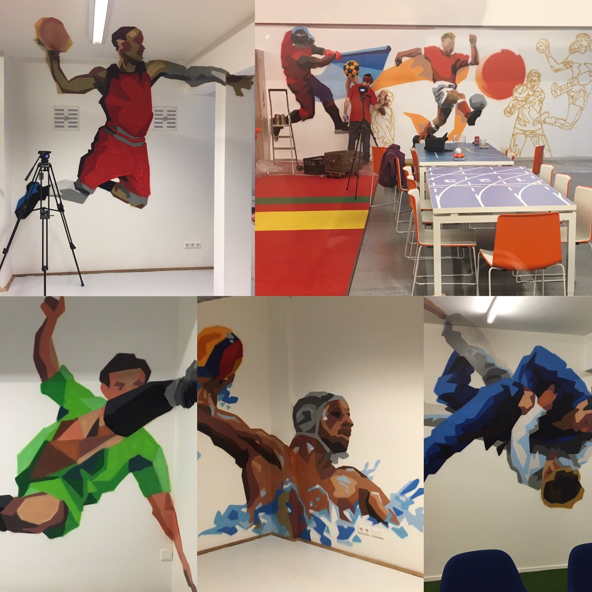 Sportlink_NL's tweet photo. Man man man, wat heeft Sjors mooi graffiti werk geleverd in ons nieuwe Sportlink kantoor! @MAEDIST https://t.co/M3M7nc4bvj