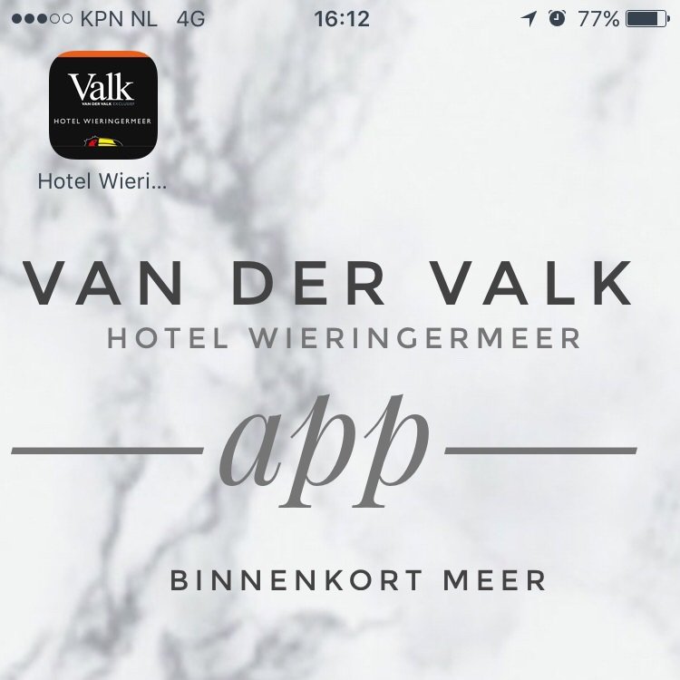 HotelWieringerm's tweet photo. Hoe cool! onze eigen App met o.a. fiets/ wandel routes, kranten,  activiteiten in NH, menukaart en hotelinformatie. nu testen, later voor u https://t.co/hOwKq8gS4B
