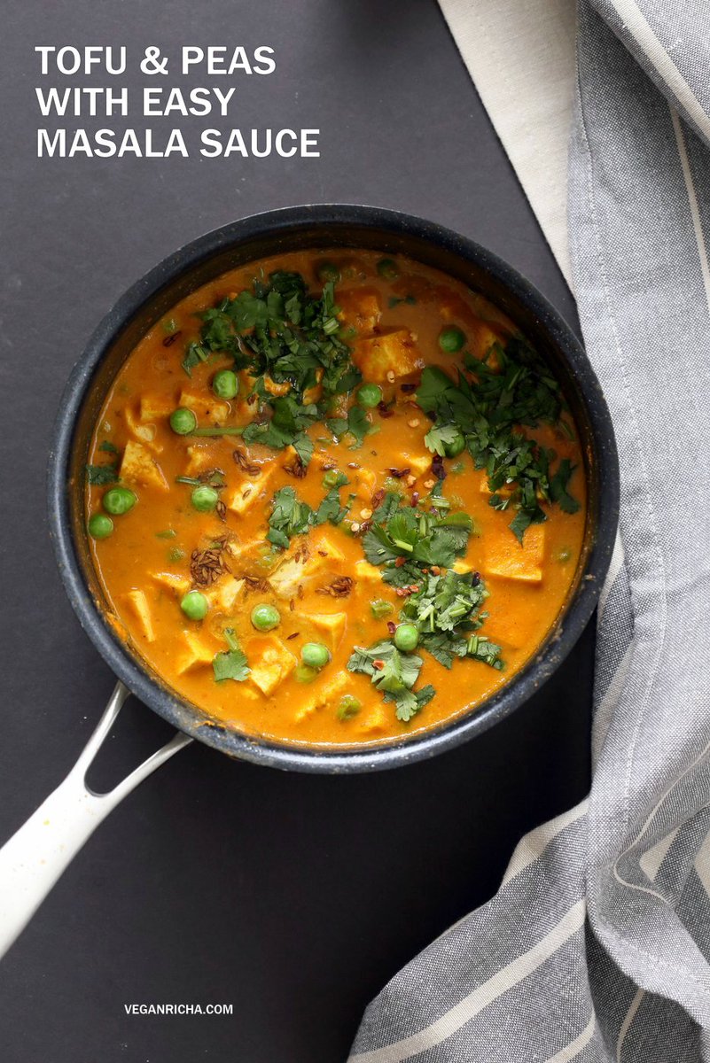 Tofu Matar Masala – Tofu Peas in Blender Masala Sauce: veganricha.com/2017/02/tofu-m… #vegan #healthyfood #healthylife #indieFORK #ChalkPointNYC