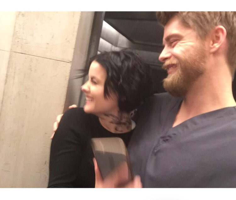 LukeMitchell__'s tweet photo. Alright, the hiatus is over! We are back THIS WEEK &amp; we're juuuuust a little excited about it! #Blindspot Wednesday 8/7c on @nbc https://t.co/bgfHZvpvvu