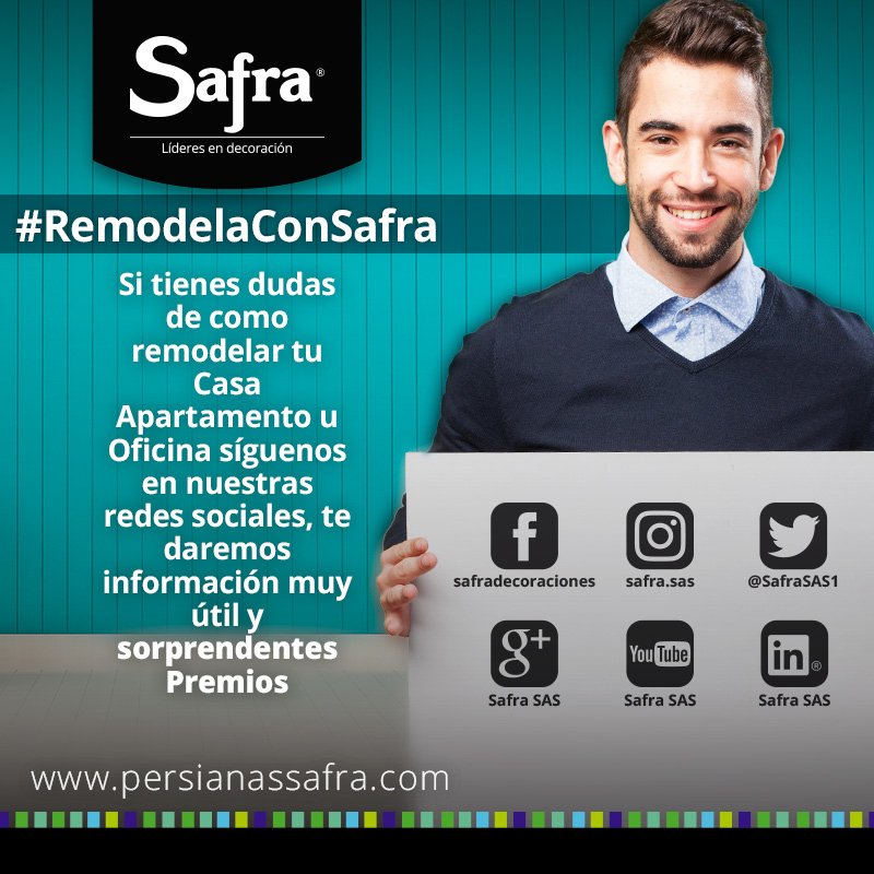 SafraSAS1's tweet photo. #RemodelaConSafra Si tienes dudas de como remodelar tu #Casa #Apartamento u #Oficina síguenos, te daremos información muy útil. #Safra https://t.co/gd65WVSwoB