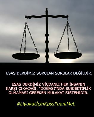 Adaleti incitme AYM. Öğretmenler komisyondan komisyona değişen mülakatla değil KPSS puanlarıyla atanır! #AYMMülakatıKaldırsın <a href="/AYMBASKANLIGI/">Anayasa Mahkemesi</a>