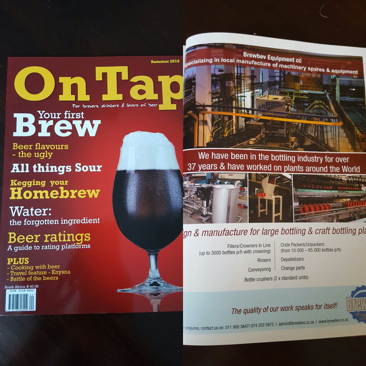 brewbevequip's tweet photo. Check us out in the latest @ontapmagza pg 31 @LucyCorne  #brewbev #craftbeer #beverages #bottling #engineering https://t.co/N367DFKXpb