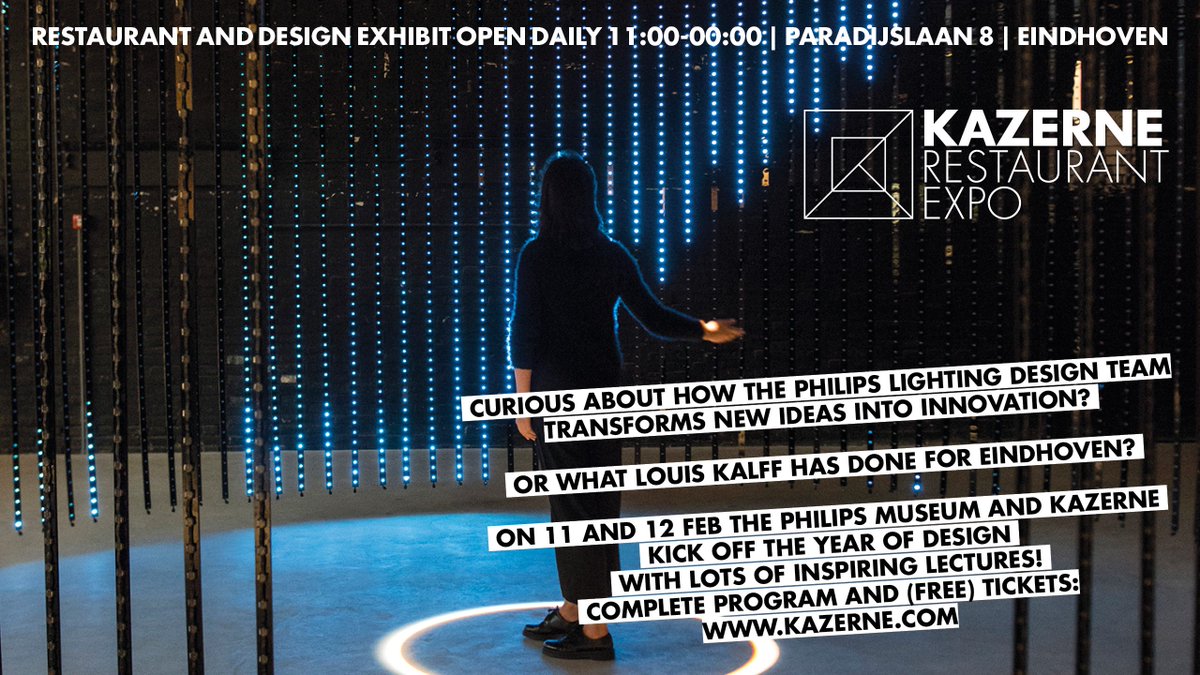 Curious about how @PhilipsLight #Design translates new ideas into innovation? Come to Design Year kickoff <a href="/KazerneEhv/">Kazerne</a>, Feb 11 &amp; 12.