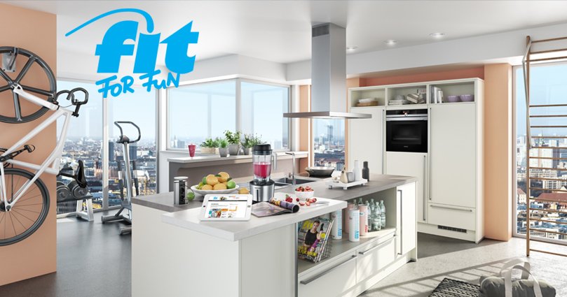 Gemeinsam mit @Fitforfun bringt Küche&amp;Co, die FIT FOR FUN Küche für einen gesünderen Lebensstil auf den Markt. bit.ly/2kj85S0