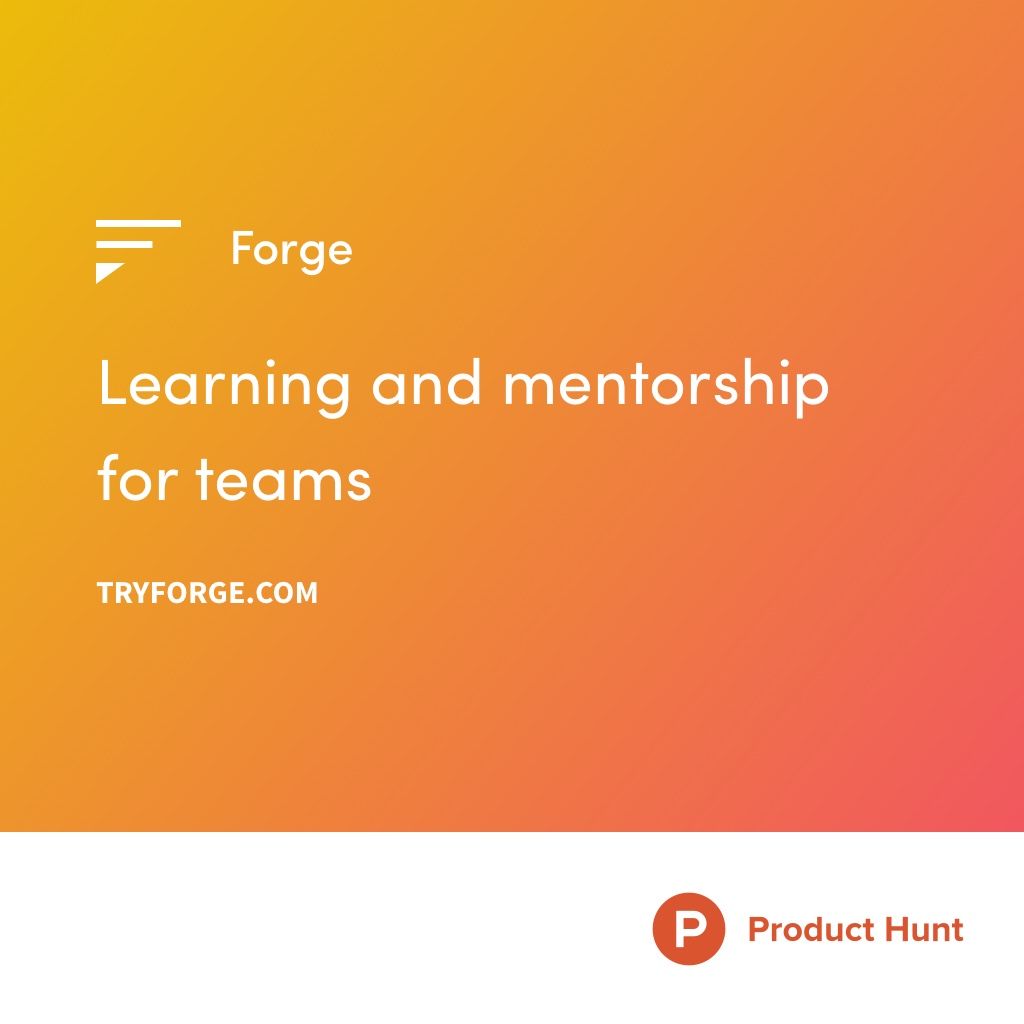 #Learn from #thoughtleaders on <a href="/TryForgeApp/">TryForgeApp</a>. Check us out on #ProductHunt for 3 months of free access. #EdTech #tryforge