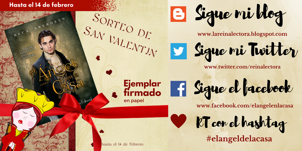 reinalectora's tweet photo. ❤️¡#SORTEO!❤️
⭐️Seguir👉🏼 https://t.co/mRuTfk05sF
⭐️Seguir👉🏼 @reinalectora 
⭐️Like https://t.co/9AbaYGlBC1
⭐️RT con hashtag #elangeldelacasa https://t.co/Mn6boI39yg