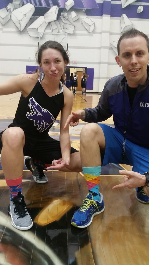 LadyCoyoteHoops's tweet photo. Dem socks! https://t.co/7a21dwV7i0