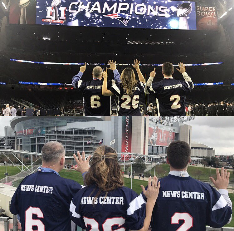 JohnnyBangor's tweet photo. The #DriveForFive is complete, so @WCSHSPORTSGUY says the #FixForSix is next. @amanduhill #Patriots https://t.co/ZUbFB3Dd2A